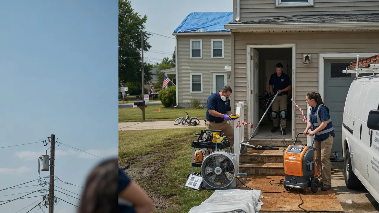 Water Damage Repair in Demotte, IN near me
